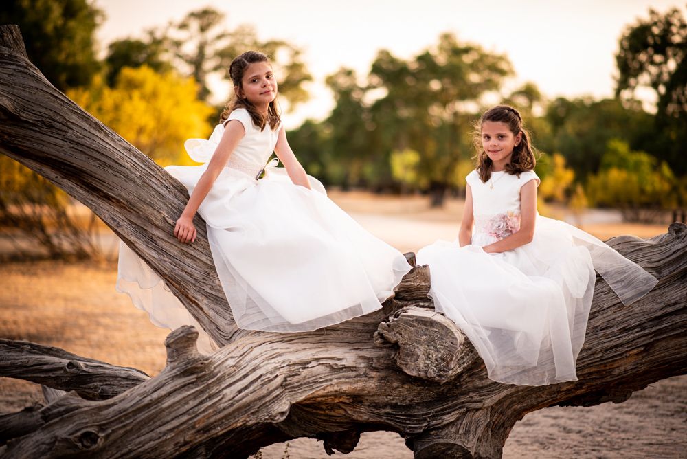 Reportajes de comunión naturales